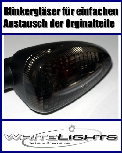 Clignotant noir verres - verres, moto