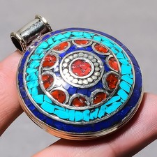 Pendentif bijou népalais fait