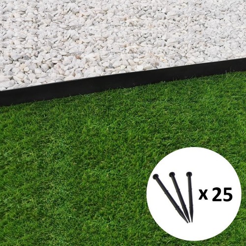 Bordure jardin droite - bordure, noire
