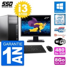 PC Tour HP Z240 Ecran 27"