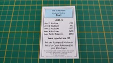 Titre de propriété Stari pièce détachée jeu Monopoly Pokémon édition Kanto #C43