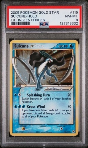 Psa suicune gold - 8, star