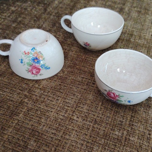 Tasses vintage faïence - tasses, en