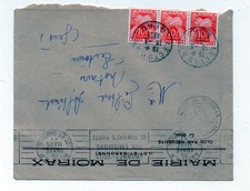 lettre avec 3 timbres taxe 10f