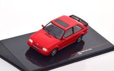 FORD ESCORT MKIV XR3I 1990 RED IXO CLC395N 1/43 MK4 DIE CAST METAL ROUGE LHD
