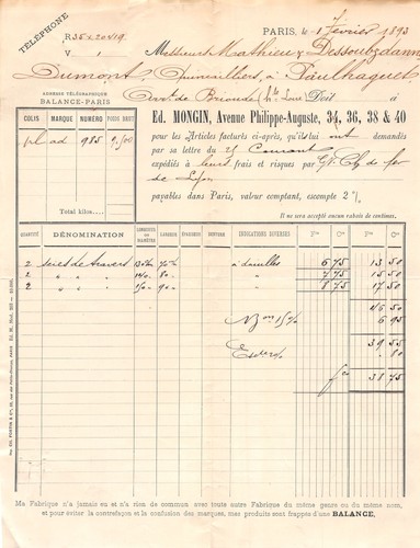 1893 mongin paris m de - ed, m.