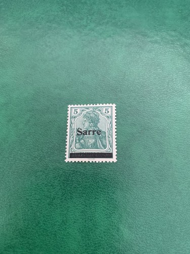 Timbre sarre valeur vert - sarre,