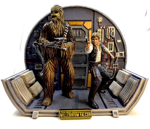 Diorama star wars han - star, solo