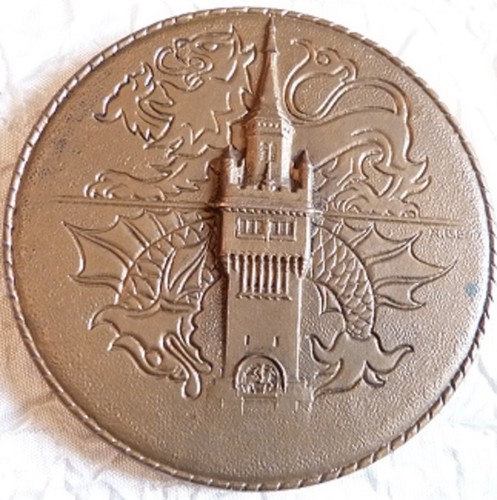 Médaille beffroi dunkerque - médaille, de
