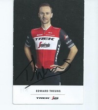 TDF CYCLISME autographe  de  EDWARD  THEUNS   team  TREK