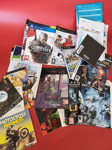 Lot jaquettes jeux vidéo - de,