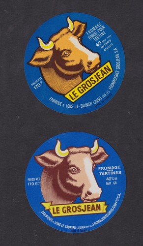 Ancienne étiquette fromage - étiquette,