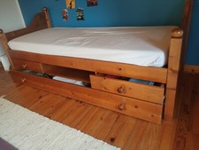 LIT COMMODE 80X190 PIN GLISSIERES A BILLES