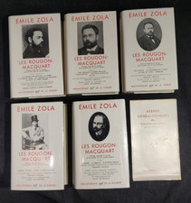 EMILE ZOLA - Les Rougon-Macquart - La PLEIADE - 1960 à 1967 - complet 5 /5 vol.