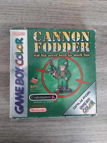 Cannon fodder game boy color - cannon,
