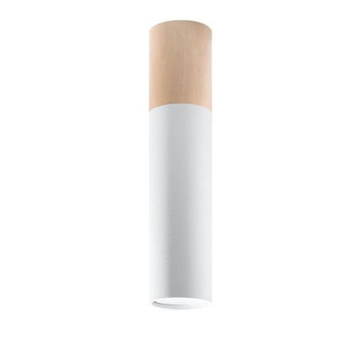 Plafonnier acier bois - acier,