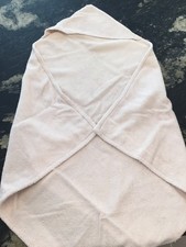 Authentique Sortie De Bain Éponge Rose Hermès Tbe