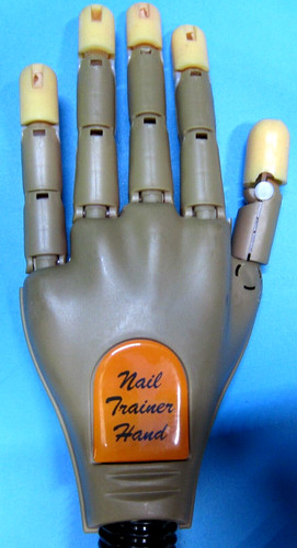 Nail trainer hand uses - nail,