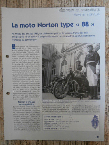 Moto norton type - norton, /