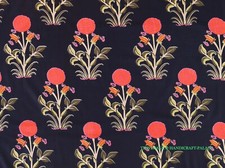 Indien Coquelicot Fleur Tissu