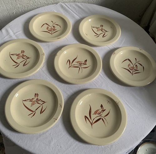 Assiettes plates decor - 7,