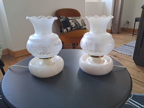 Lot lampes anciennes - de,