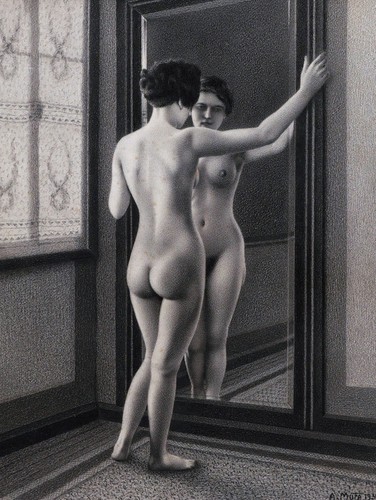 Alsatian art deco - alsatian, woman
