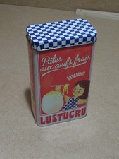 Ancienne boite Publicitaire LUSTUCRU en métal