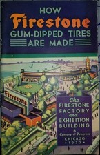 Brochure Comment sont fabriqués les pneus trempés gomme Firestone 1933 