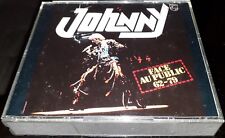 AVEC 2 ERREURS SUR 2 DES 4 CD JOHNNY HALLYDAY COFFRET 4 CD DIAL FACE AU PUBLIC