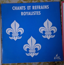 disque 33 tours chants et refrains royalistes SERP