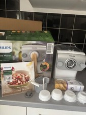 Philips Series HR2375 Machine à Pâte - Blanche - 5 disques spaghettis, pennes...