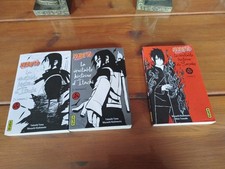 3 Livres Naruto Roman - La Véritable Histoire De Sasuke Et d'Itachi T1 Et T2 