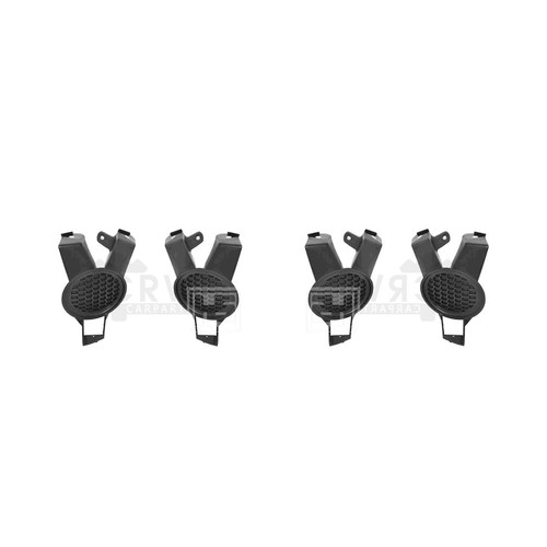 Grille pare chocs kit gauche - kit,