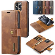 Etui Antichoc Pour iPhone 16 17 Pro Max 15 14 13 12 11 Fentes cartes Wallet Case