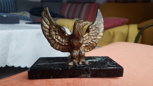Statuette aigle bronze - en,