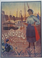 AFFICHE POSTER VIN JB MOREAU
