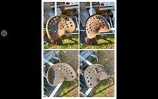 Ancien siege de tracteur métal fer tabouret bar deco loft vintage faucheuse