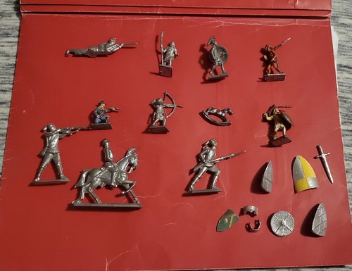 Medieval knight figurines and - knight,