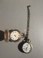 Chronomètre et montre à gousset Anciens An Métal Doré Fonctionne