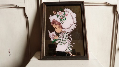 Miroir vintage fillette - , style