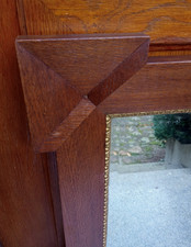 Important miroir plaqué