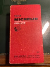Guide michelin rouge - rouge, 1967