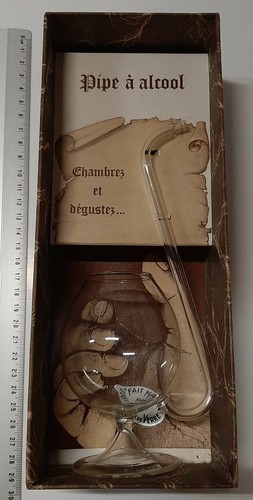 Pipe alcool avec - alcool, paille