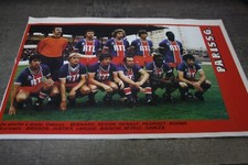 1/2 page POSTER de revue Vintage )) équipe PSG 1977
