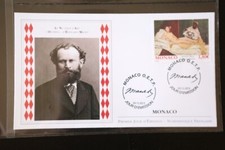 Enveloppe Premier Jour Monaco - 2012 - Le Nu Dans L'art - Olympia Edouard Manet