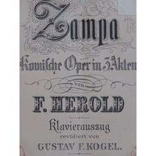 HEROLD Ferdinand Zampa Opéra