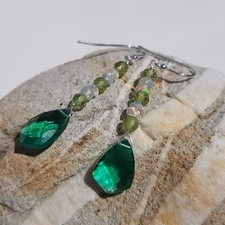 boucles d'oreilles pierre