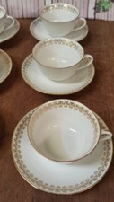 6 Tasses Porcelaine Lourioux