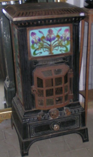 Poêle bois charbon - , pied